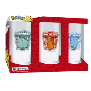 Set de verres Pokémon Trio de démarrage