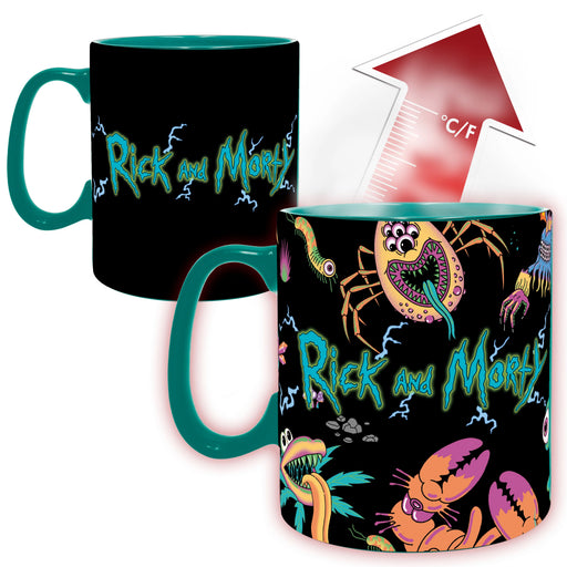 Rick and Morty Thermo-Becher: heiß erscheint die Alienwelt