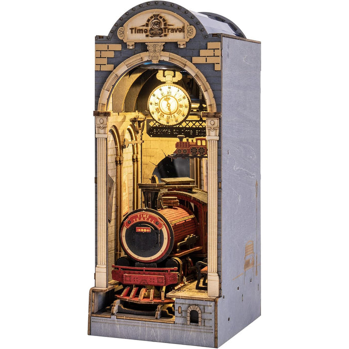 Book Nook Kit in Legno – Viaggio nel Tempo 