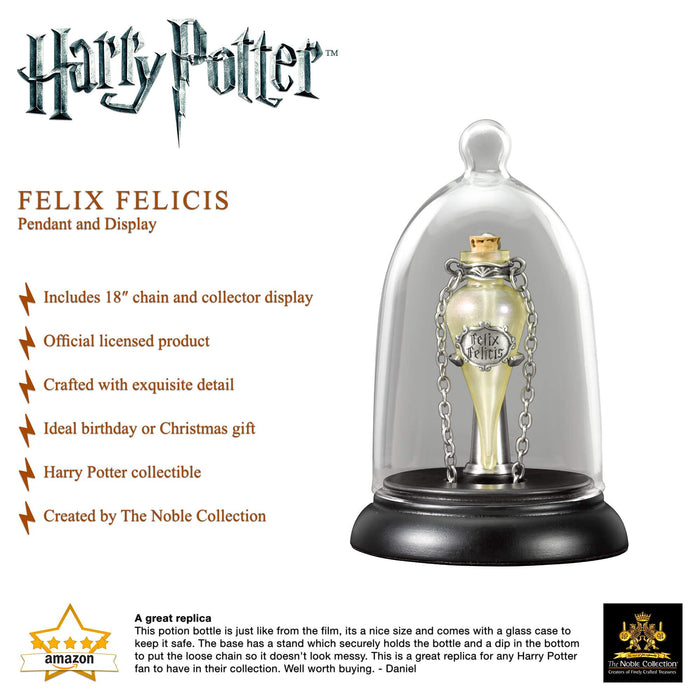 Harry Potter Felix Felicis Phiole Pendentif & Présentoir