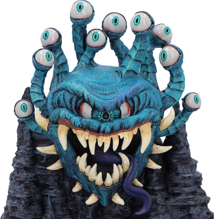 Dungeons and Dragons Beholder dice box close-up