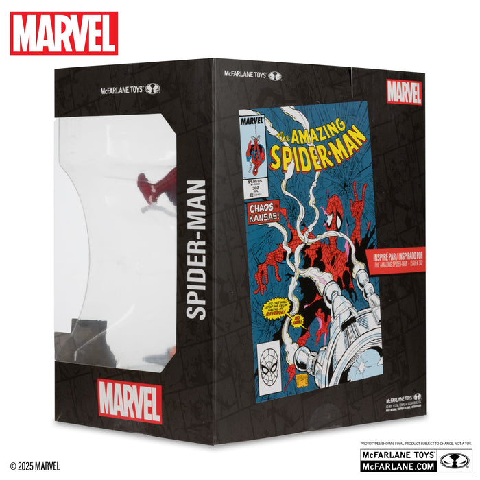 The Amazing Spider-Man Sammelfigur mit Comic-Diorama