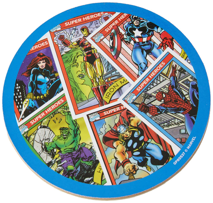Marvel Retro Geschenkset mit Becher und Untersetzer