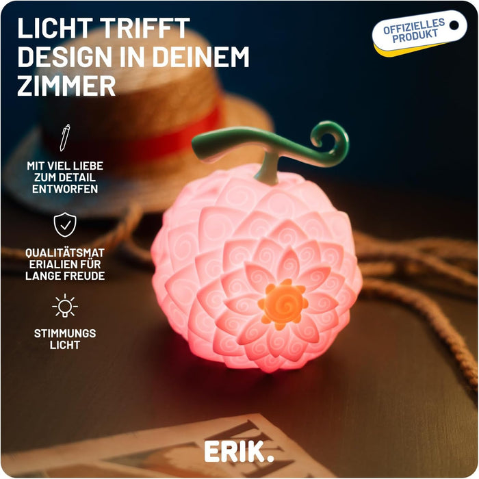 Lampe One Piece Flower-Flower Fruit de Nico Robin vue latérale