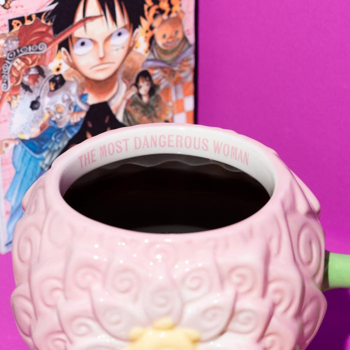One Piece Nico Robin Bloemen-Bloemen-Vrucht 3D mok close-up