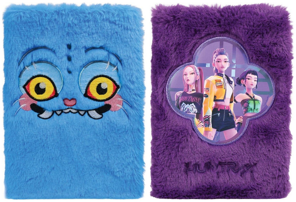 KPop Demon Hunters A5 plush notebook: all versions