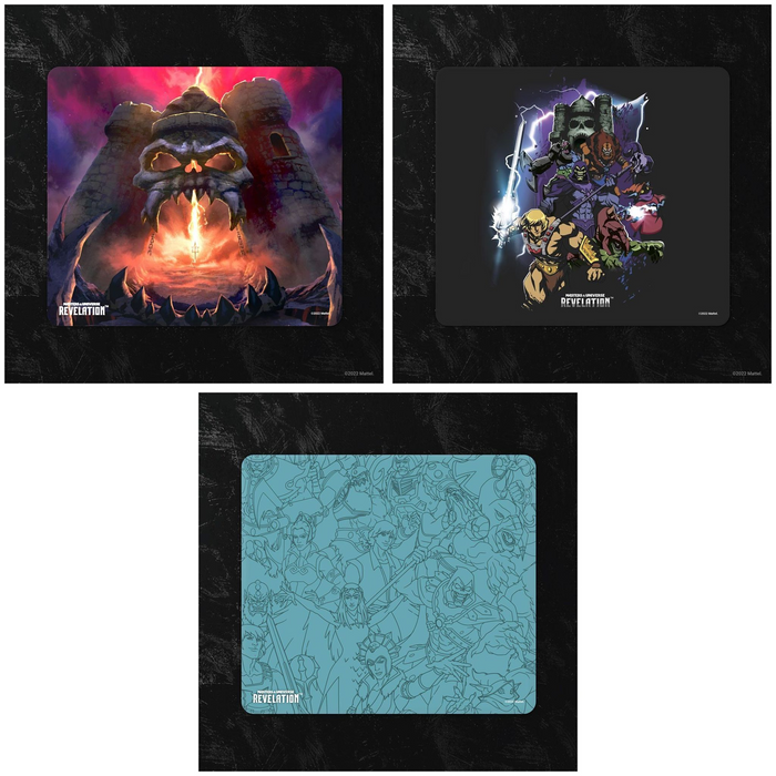 Masters of the Universe Revelation Mauspads: alle Varianten