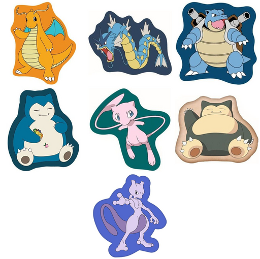 Coussins Pokémon découpés : toutes les variantes