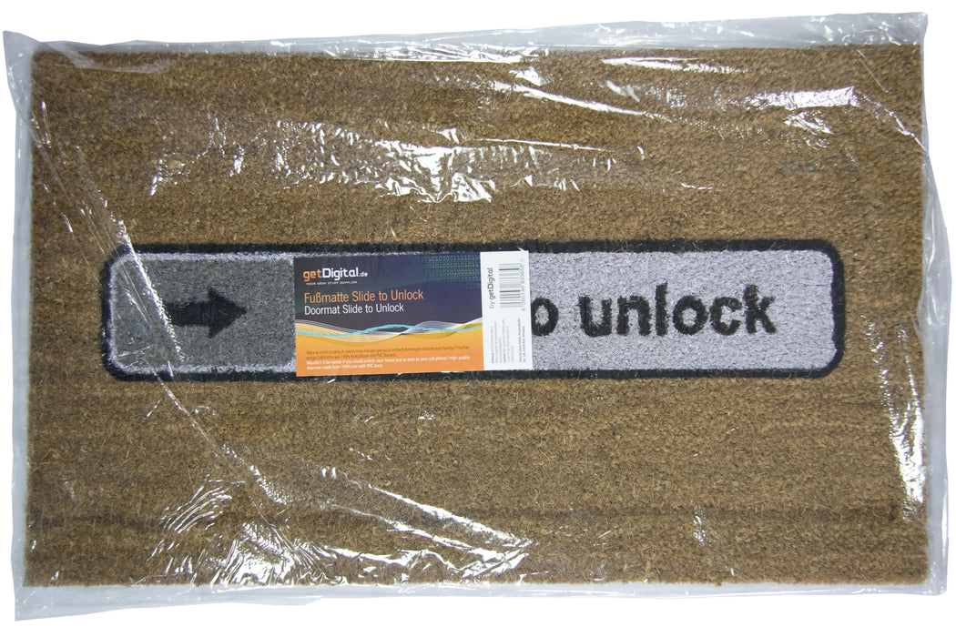 Fußmatte Slide to unlock aus Kokosfaser