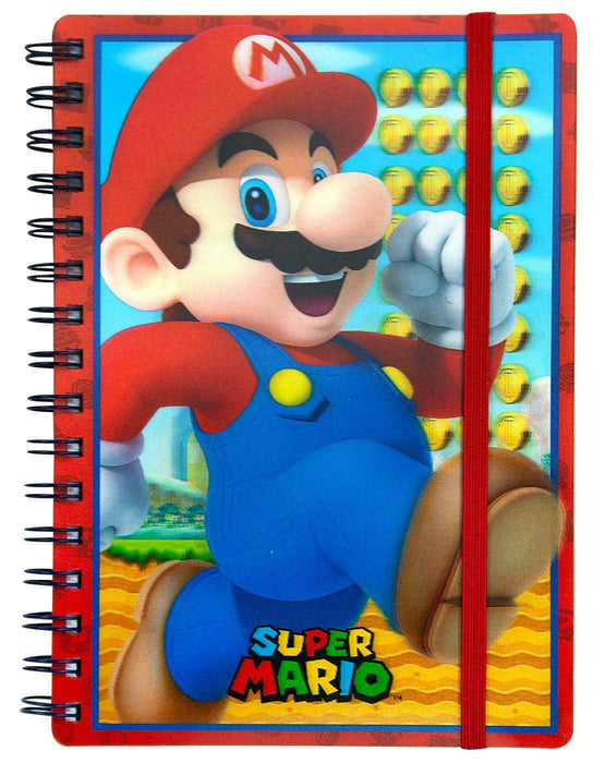 Super Mario Notizbuch mit 3D-Cover