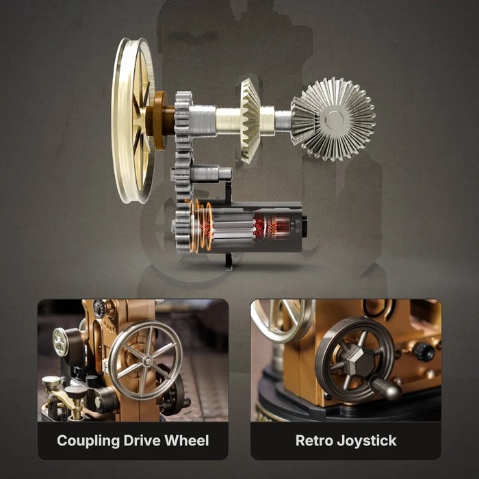 Morse Telegraf Modellbausatz mit Licht und Ton