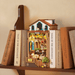 Book Nook Sunset Isle, Bausatz mit Küstenstadt und zwei Lichtstimmungen