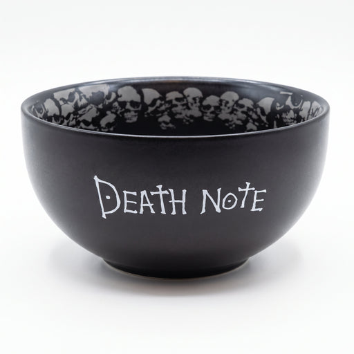 Cuenco Death Note con silueta Ryuk y patrón de calaveras