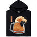 The Great Brew - Vue de face sweat-shirt noir