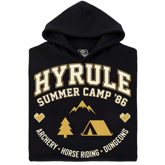 Hyrule Summer Camp - Vista frontal Sudadera Negro