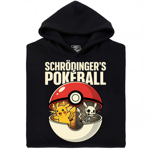 Schrödinger's Ball - Vista principal Sudadera Negro