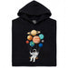 Cosmic Swing - Vista principale Hoodie Nero