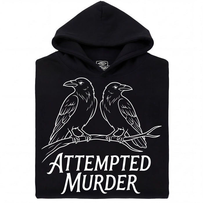 Attempted Murder - Hoofdweergave Hoodie Zwart