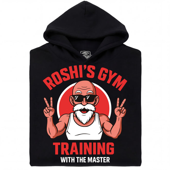 Training with the Master (Colourized) - Vue principale Hoodie Noir