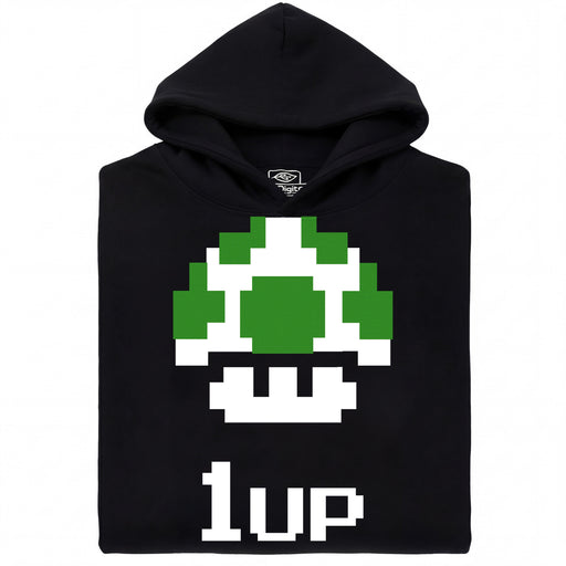 Shroom UP - Vista principal Hoodie Negro