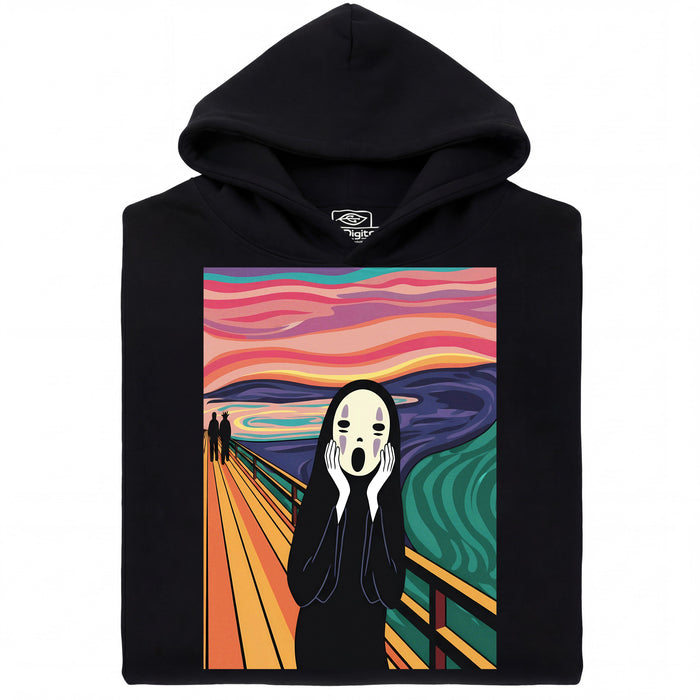 The Faceless Scream - Main view Hoodie Black