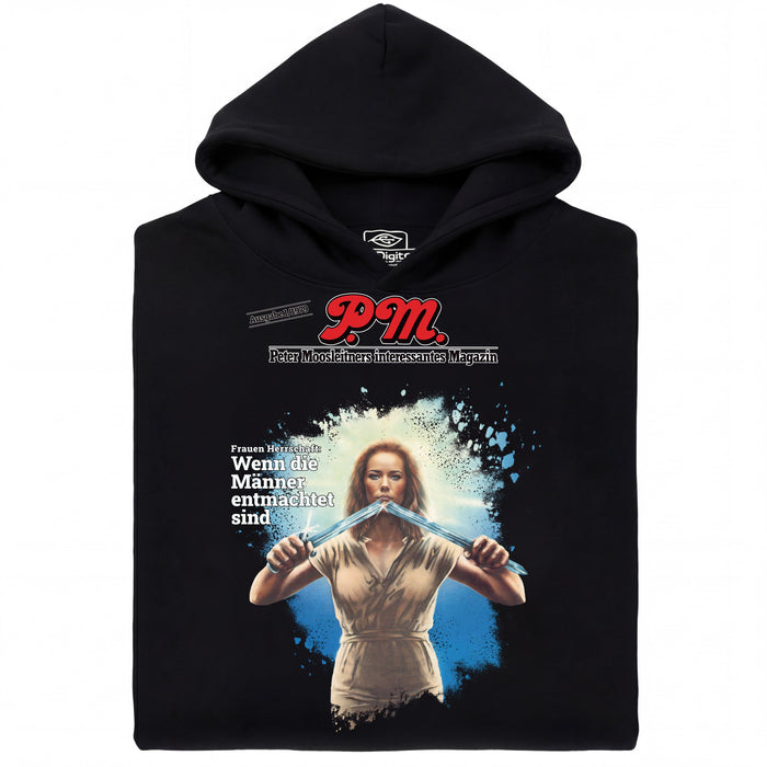 P.M. Magazine 1/1979 Il Dominio Femminile - Vista principale Hoodie Nero