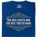 The Dice Giveth and the Dice Taketh Away - Vista principal Camiseta Azul