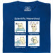 Scientific Meowthod - Main view T-shirt Blue