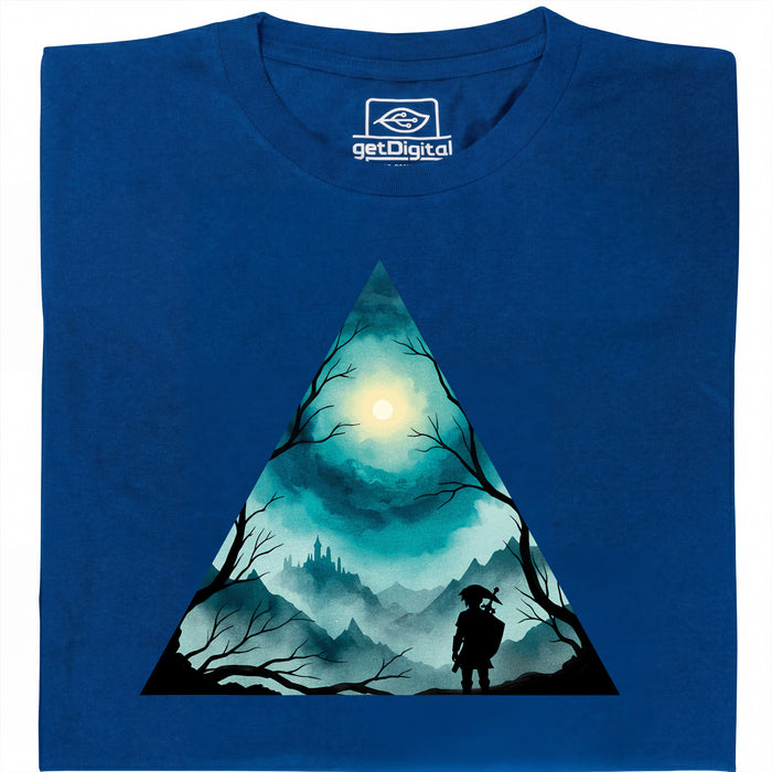 Triangle Landscape - Main View T-Shirt Blue