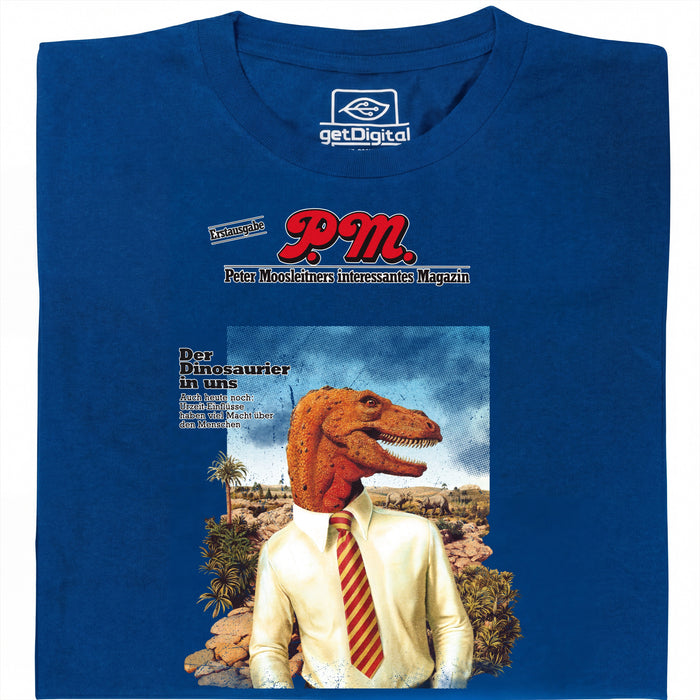 P.M. Revista 11/1978 El Dinosaurio en Nosotros - Vista principal Camiseta Azul