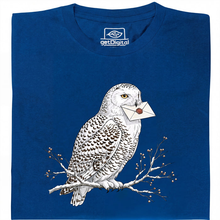 Owl Courier - Vista principale T-Shirt Blu