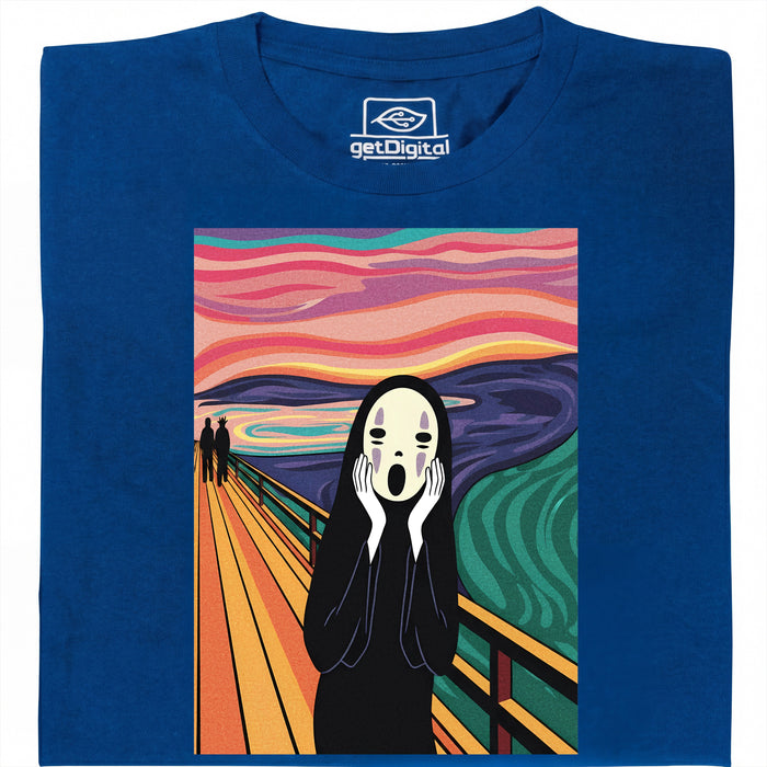 The Faceless Scream - Main view T-Shirt Blue