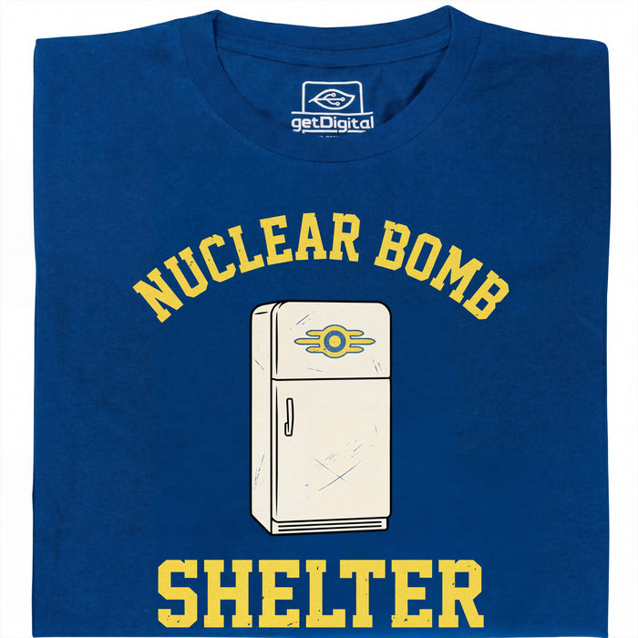 Nuclear Bomb Shelter Kühlschrank - Vista principal Camiseta Azul