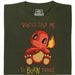 Voices Told Me To Burn Things - Vista principale T-Shirt Verde scuro