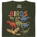 BIRDS - Front view T-Shirt Dark Green