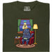 Do Not Disturb - Vista principale T-Shirt Verde Scuro