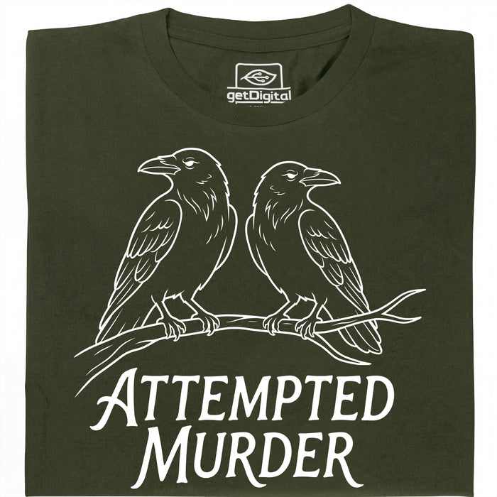 Attempted Murder - Hoofdweergave T-shirt Donkergroen