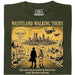 Wasteland Walking Tours - Hoofdweergave T-Shirt Donkergroen