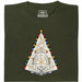 Destructor de Árboles - Navidad por decreto imperial - Vista Principal Camiseta Verde Oscuro