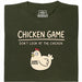 Chicken Game - Visione principale T-Shirt Verde Scuro
