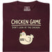 Chicken Game - Visione principale T-Shirt Rosso Scuro