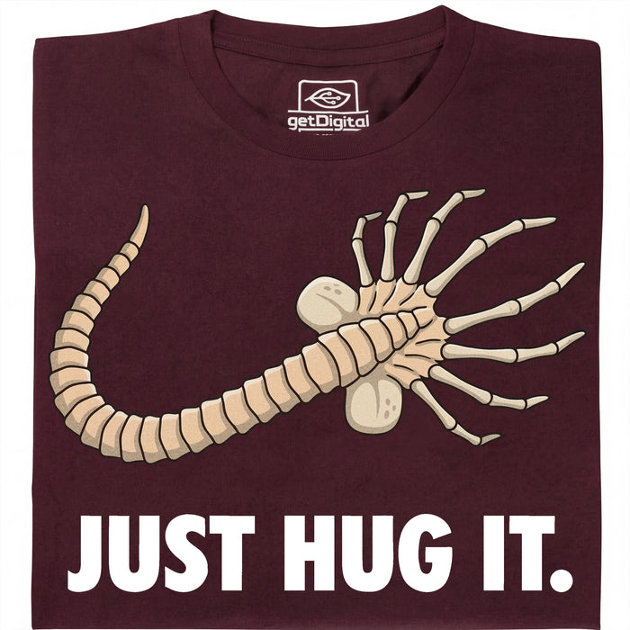 Just Hug It - Main view T-shirt Dark Red