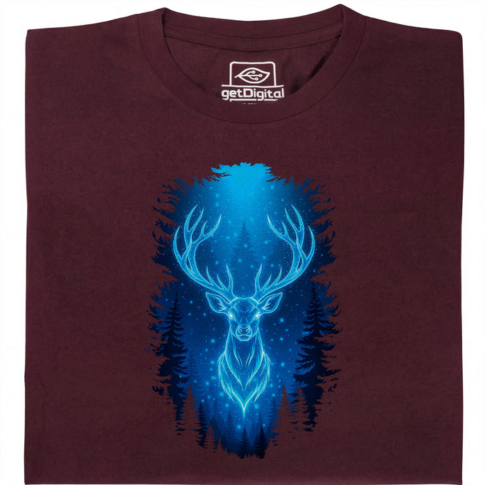 Forest Patron - Vista principal Camiseta Rojo oscuro