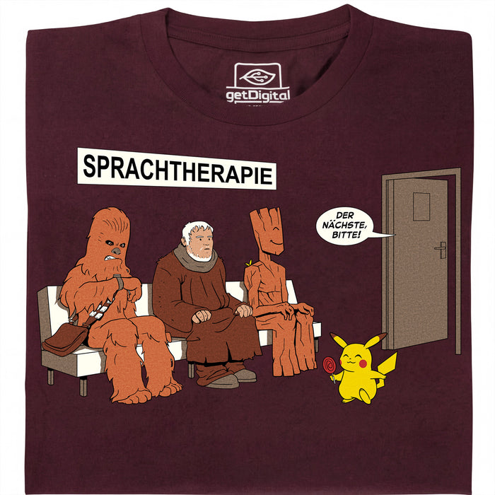 Speech Therapy - Main view T-Shirt Dark Red