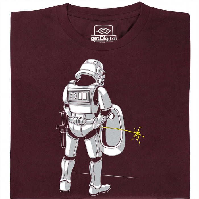 Trooper Aim - Vue principale T-Shirt Rouge Foncé