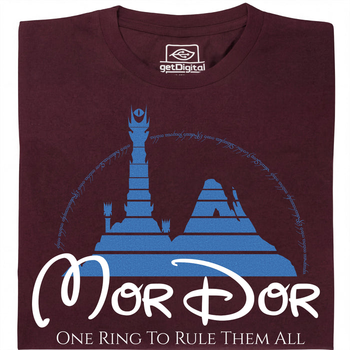 The Dark Lord's Fantasyland - Vista principale T-shirt Rosso Scuro
