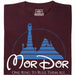 The Dark Lord's Fantasyland - Vista principale T-shirt Rosso Scuro