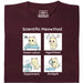 Scientific Meowthod - Main view T-shirt Dark Red