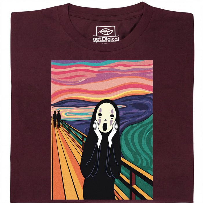 The Faceless Scream - Main view T-Shirt Dark Red