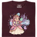 Nerdy Princess &amp; The Glitter Ghosts - Vista principale T-Shirt Rosso scuro